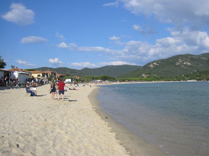 Strand von Marina di Campo auf Elba